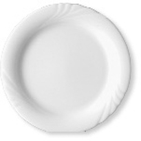 Speiseteller AMBIENTE, flach, Durchmesser: 25,5cm, uni weiß, Eschenbach