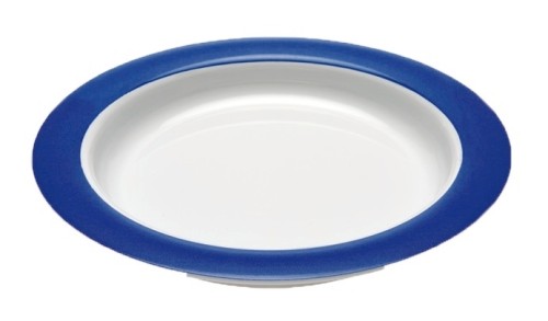 Ornamin Teller mit Kipp-Trick 902 Rand blau Ø 20 cm