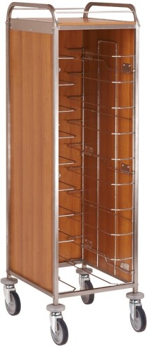 ETERNASOLID® Tablettwagen UNIVERSAL, 3 Seiten + oben Paneele MDF