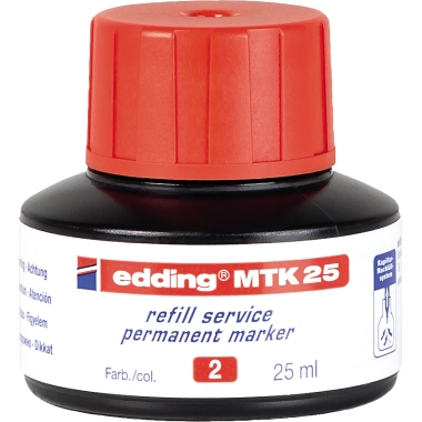 edding Nachfülltusche MTK25 rot 25ml