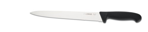 Aufschnittmesser 25 cm, angewellt, schwarz Giesser - Made in Germany