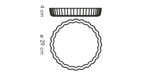 Quiche-/Obstbodenform GUSTO ø 28 cm