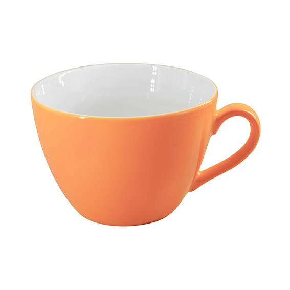 Obertasse 0,45 l - Form: Table Selection - Dekor, 78881 aprikose - aus Porzellan. Hersteller:, Eschenbach. "Made in Germany".