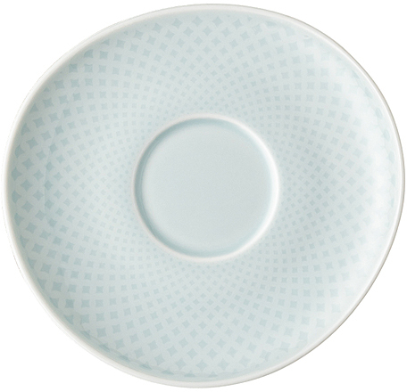 Junto Opal Green (grün) von Rosenthal, Espresso-Untertasse aus Porzellan