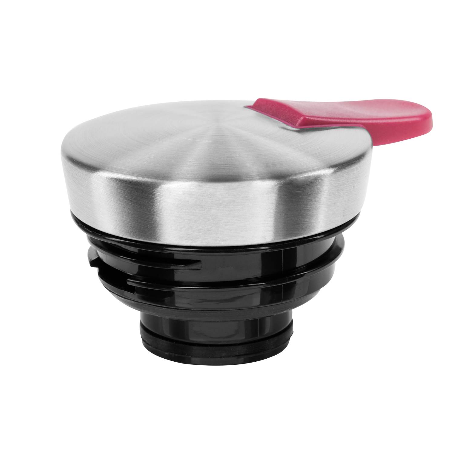 Emsa Soft Grip Isolierkanne Quick Tip, 1,5 L Edelstahl/Himbeer