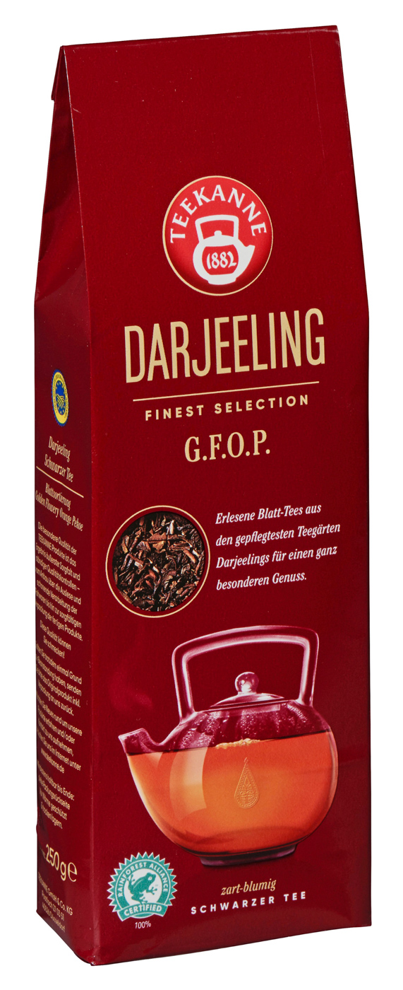 Teekanne Loser Tee DARJEELING - zart, blumig. Inhalt: 250 g