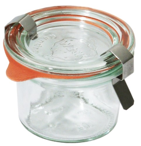 Weckglas® kleine Sturzglasform 24 Stück , gut geeignet für Buffets Durchmesser innen: 5,5 cm, Höhe: 5,5 cm, Volumen: 80 ml, Verpackungseinheit: