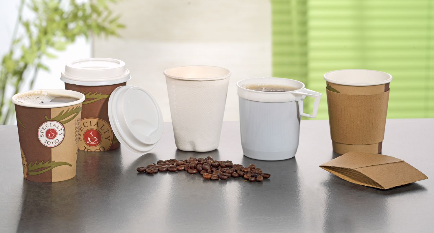 50 Trinkbecher, Pappe 0,2 l Ø 8 cm · 9,2 cm creme "Pure Joy" von PAPSTAR