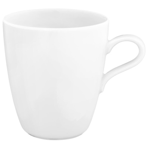 Seltmann Becher mit Henkel 0,40 l, rund, Form: Life, weiss5015 Amber Gold, hohe Kantenschlagfestigkeit, Made in Germany