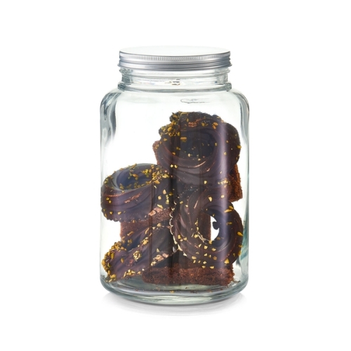 Zeller Vorratsglas m. Metalldeckel, 4900ml Ø17,2x27,8 cm