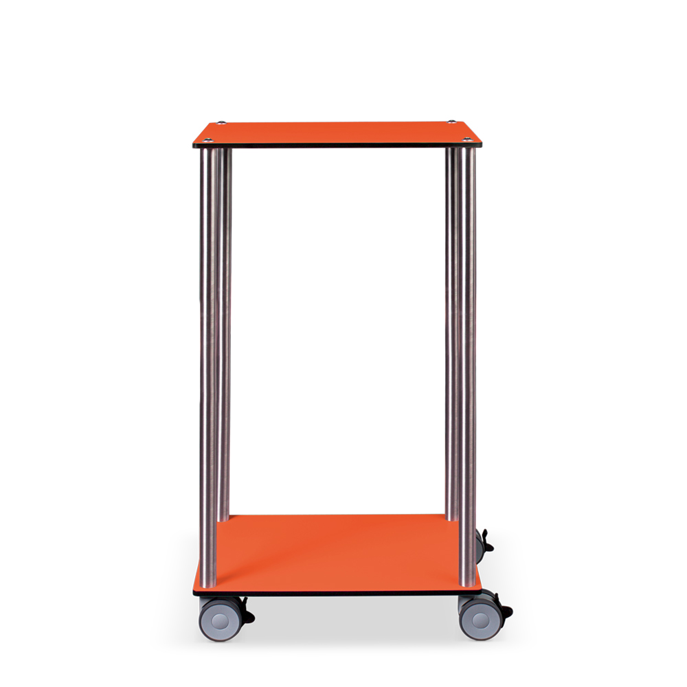 ETHERNASOLID® MULTICART Etagenwagen W12 mit 2 Böden, orange