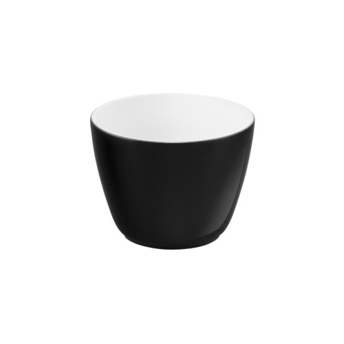 Seltmann Dipschale 0,09 l, rund, Form: Life, Dekor: 25677 Fashion glamorous black, hohe Kantenschlagfestigkeit, Made in Germany