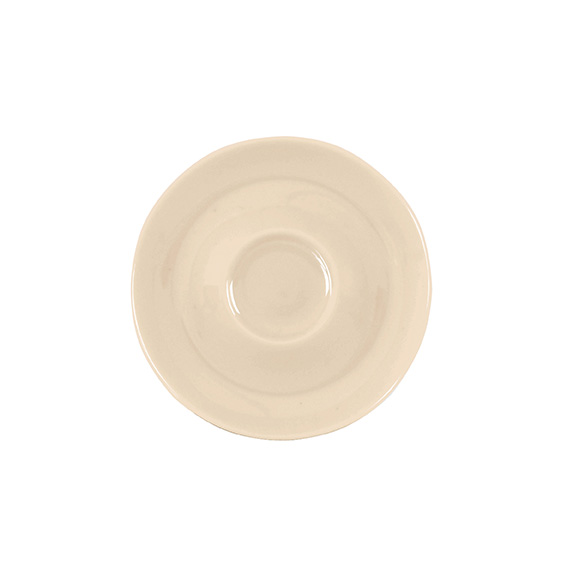 Untertasse 14,5 cm Spiegel mitte - Form: Baristar, - Dekor 68568 beige - aus Porzellan. Hersteller:, Eschenbach. "Made in Germany".