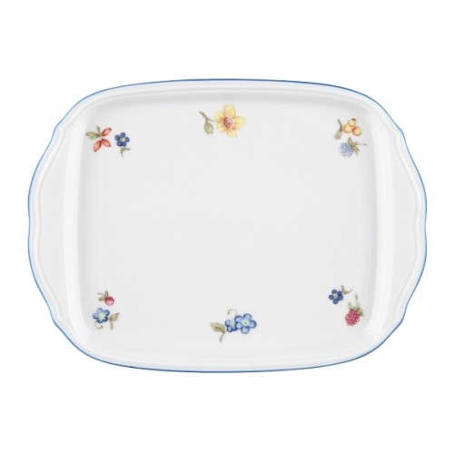 Seltmann Butterplatte, Form: Sonate, Dekor: 34032 Nostalgie