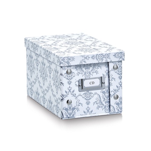 Zeller CD-Box Vintage, Pappe, weiß