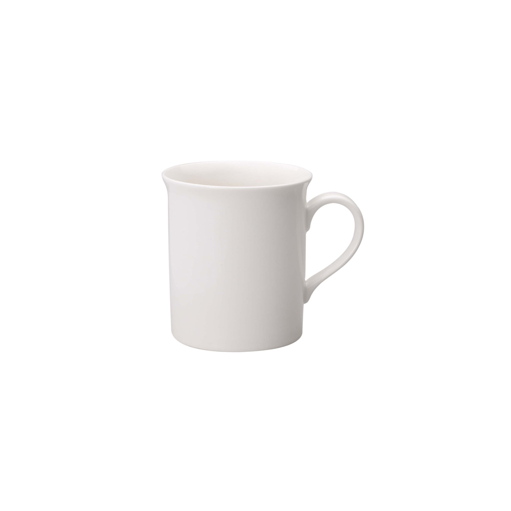 Villeroy und Boch Becher mit Henkel - Maße: 11 x 8 x 9 cm / Ser.: Twist White