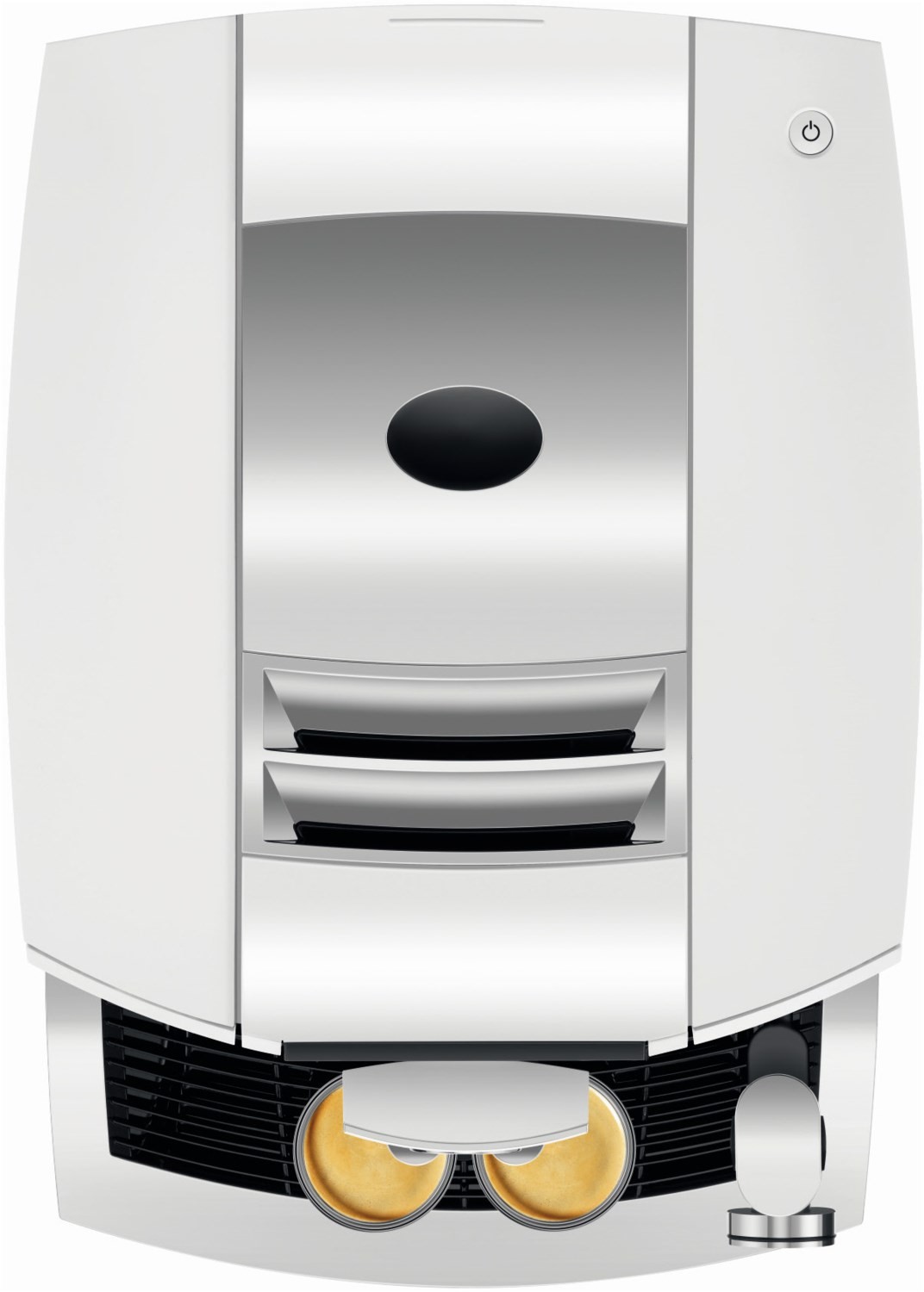 Kaffeevollautomat J8 "State of the Art", in Piano White, 1,9 Liter Füllmenge Wassertank, Breite 31,8cm, Höhe 34,8cm, Tiefe 44,6cm