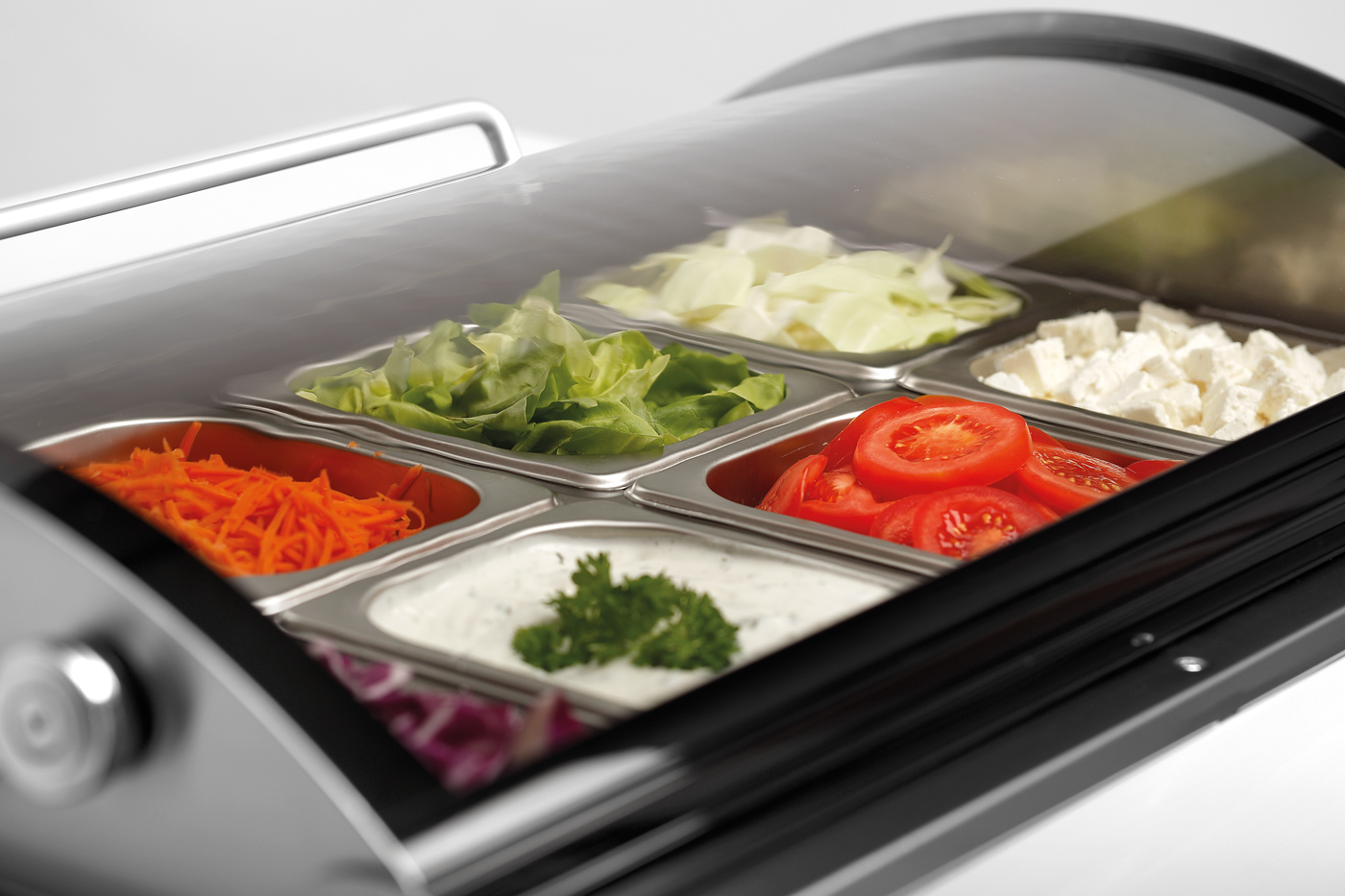 Bartscher Kühlvitrine 67L | Art der Verglasung: Doppel-Verglasung | Maße: 76,5 x 61 x 330 cm. Gewicht: 25,7 kg