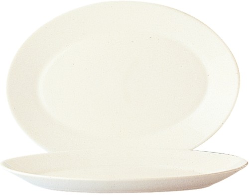 Intensity Uni Platte oval 29x21cm * - cremeweiß - ZENIX by Arcoroc