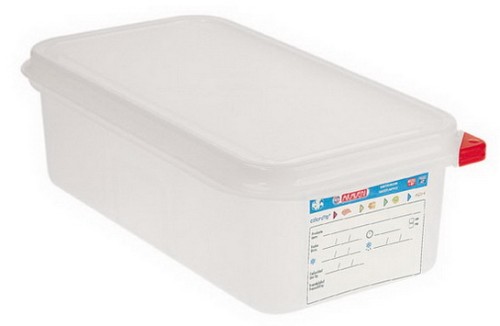 GN Behälter 1/3x100mm PP mit Klemmdeckel