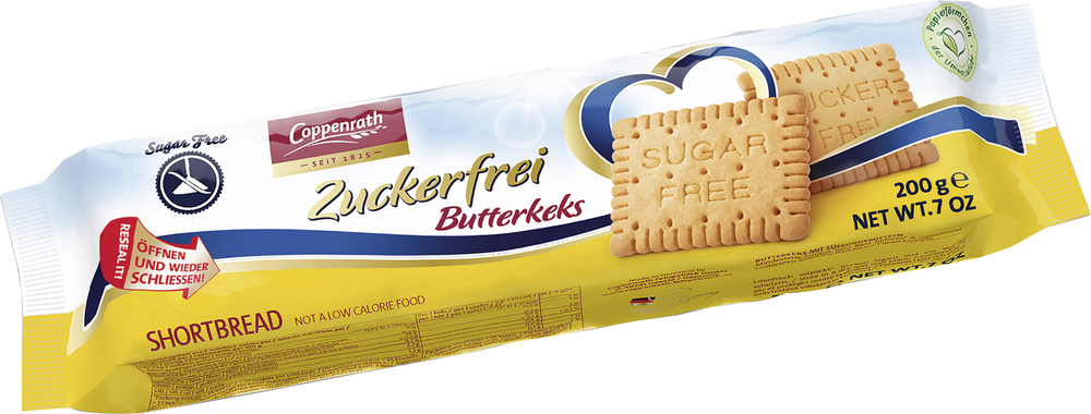 Coppenrath Butterkeks zuckerfrei 200G