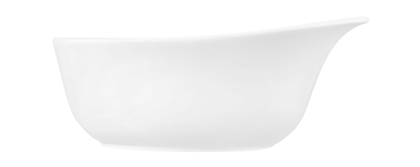 Seltmann Müslischale mit Griff 0,45 l, Form: Life, weiss, hohe Kantenschlagfestigkeit, Made in Germany