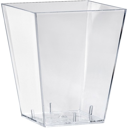 Duni Square, groß 15 cl Transparent ungeteilt, 228 Stk/Krt (6 x 38 Stk)