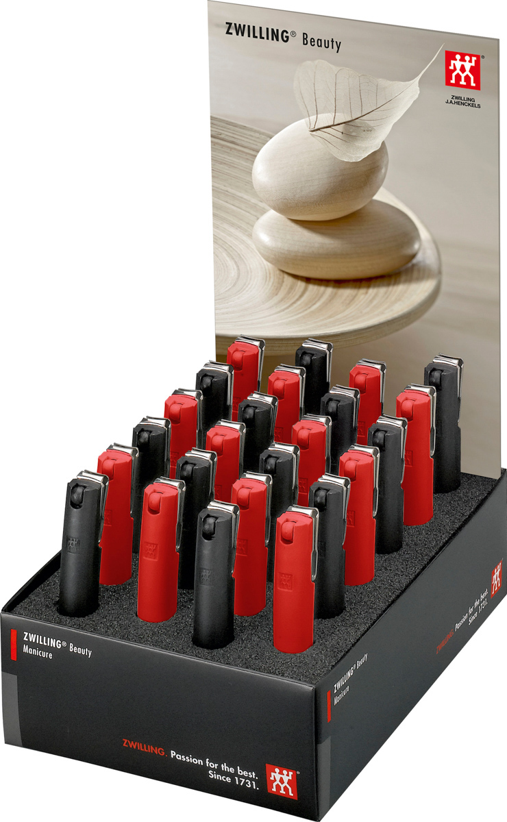 Nagelknipser, Rot-Schwarz, Serie: Classic Inox. Marke: ZWILLING