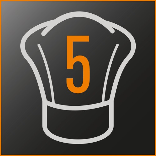 InfinyMix Highspeed-Standmixer für Smoothies und Shakes, Crushed Ice und Dessert-Teig, Rezeptheft mit 50 Rezepten, manuelle Einstellung, 5