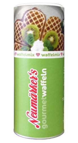 Neumärker's Gourmet Waffel Karton (12x 0,5 kg) Profi-Backmischung für Waffeln | 12 Dosen à 500 g im Umkarton