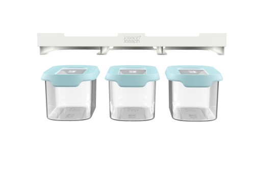 Joseph Joseph CupboardStore 3 x 900 ml Lebensmittelaufbewahrungsset - Heller Opal