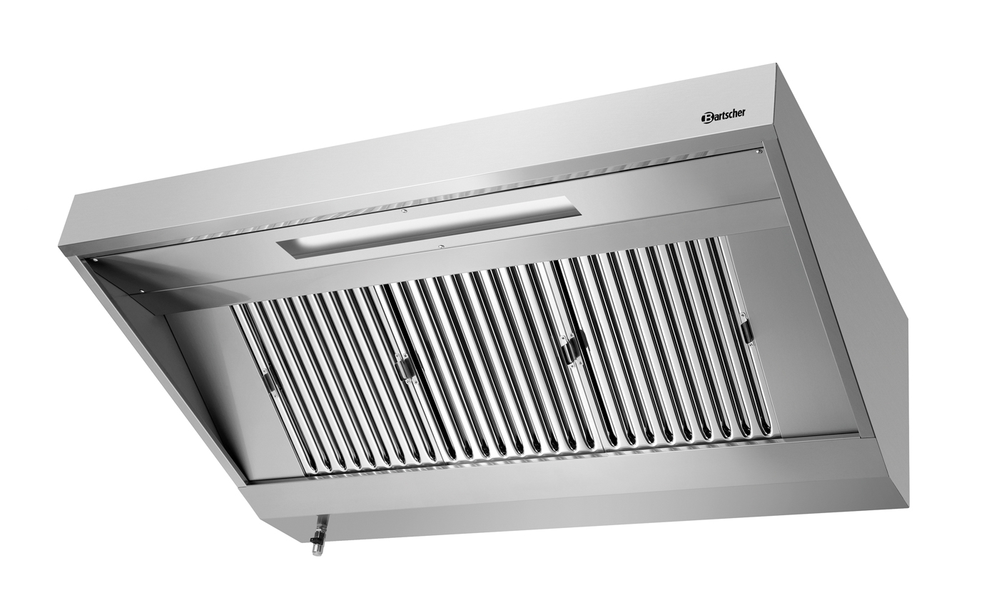 Bartscher Wandhaube 900, B1600 | Schutzart: IP44| Maße: 160 x 90 x 45,0 cm. Gewicht: 35 kg