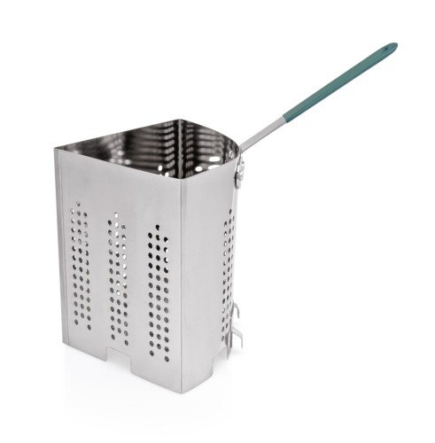 Viertelkocheinsatz für Pasta. passend für Ø 36 cm Topf, 2005 360. Edelstahl. Griff mit