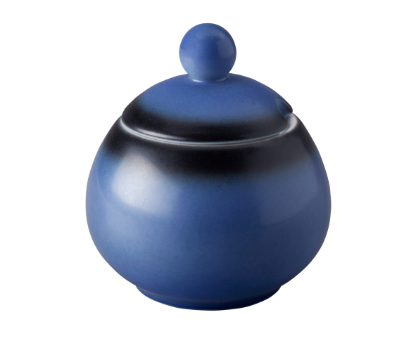 Seltmann Zuckerdose 2, Form: Coup F.Dining, Dekor: 57122 royalblau