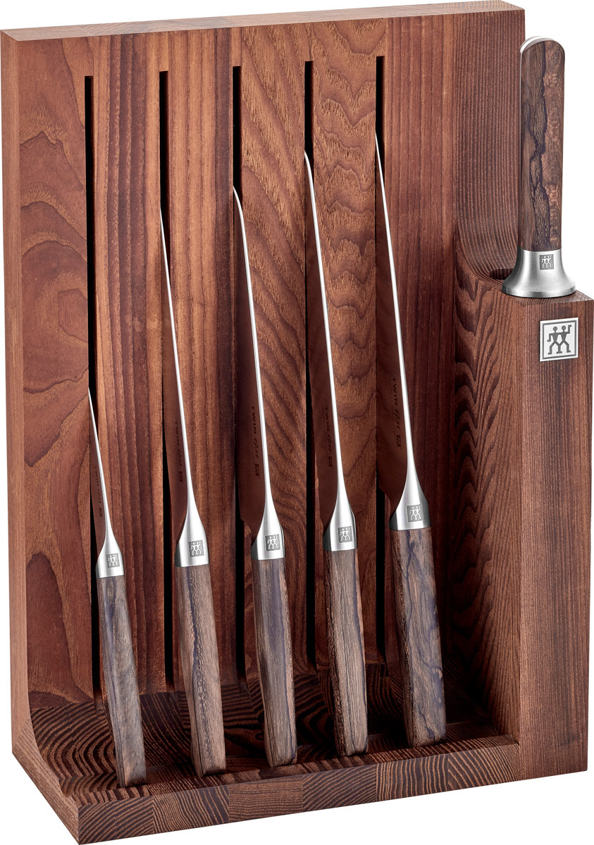 Messerblock, 7-tlg., 7-tlg, Braun, Braun, Serie: TWIN 1731. Marke: ZWILLING