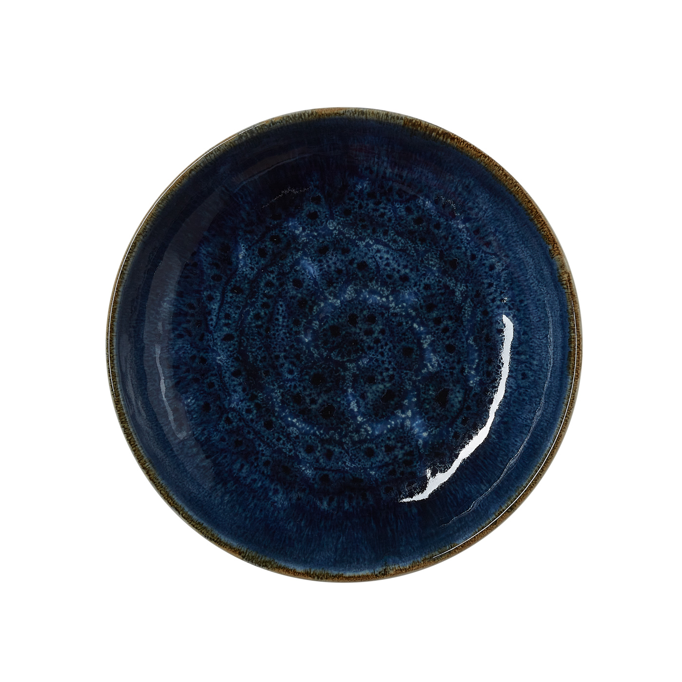 Teller, tief, Ø 21 cm, Set á 6 Stück, dark ocean, Porzellan Tiefe Ausführung, Farbe: Dark Ocean