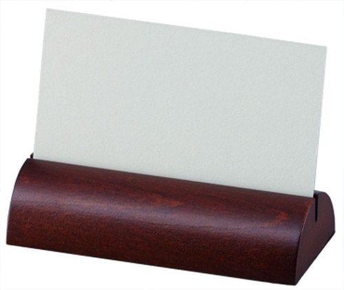 ACCESSOIRE Schild Aufstellschild aus Holz, Kirsche gebeizt