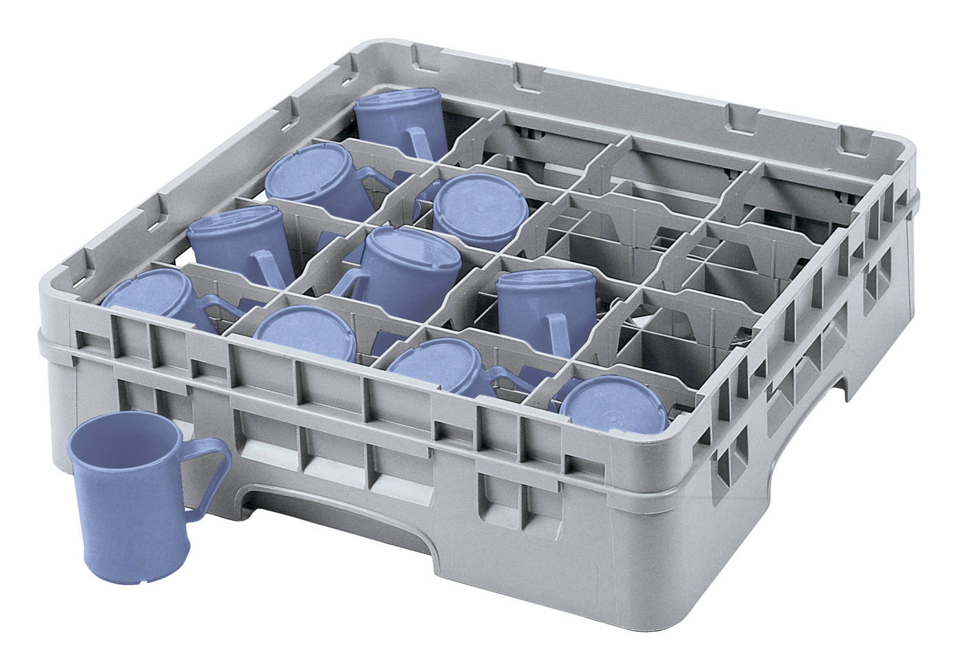 Camrack® mit 16 Fächern 10,7cm maximale Höhe für Tassen/Becher von Cambro