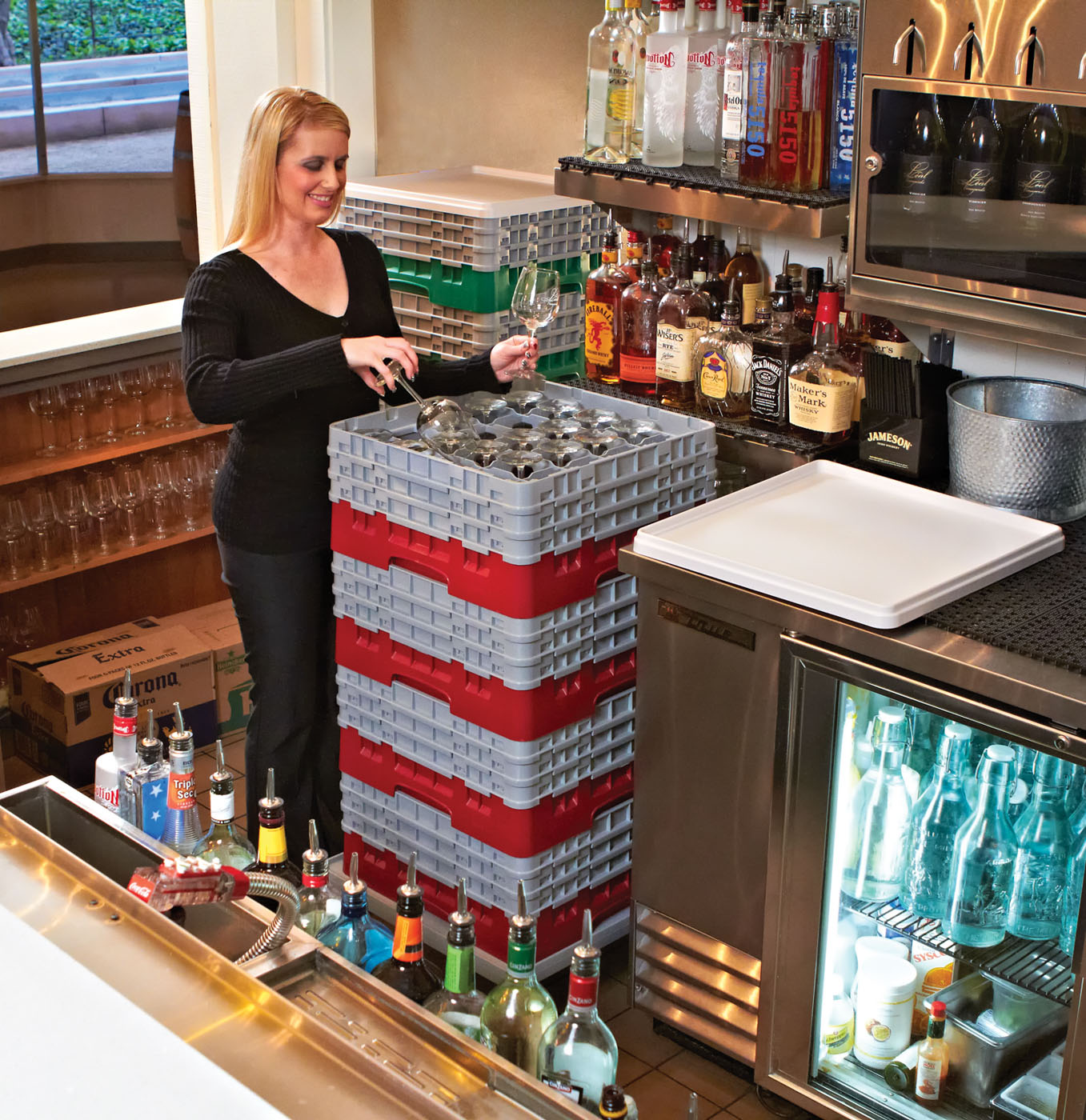 Camrack® mit 25 Fächern 17,4cm maximale Höhe von Cambro