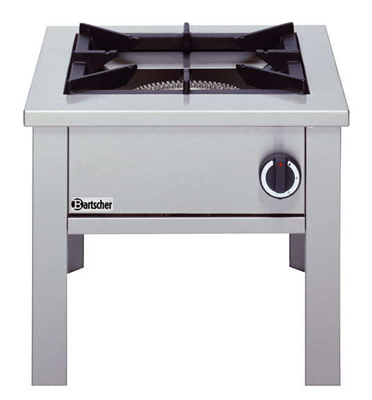 Bartscher Hockerkocher G-WB 1K1250 | Betriebsart:Gas | Maße: 66 x 59 x 52,0 cm. Gewicht: 28,6 kg