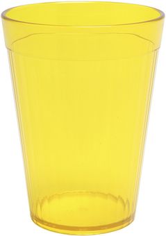 Roltex Becher mit 150 ml Füllvermögen in transparentem gelb
