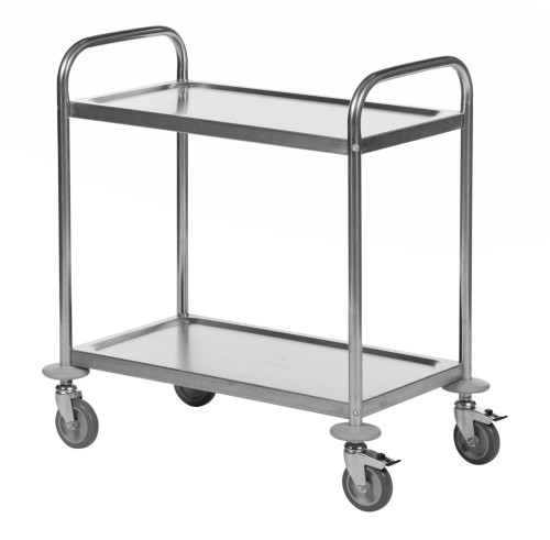 Tablettwagen mit 3 Metallböden - Maße: 108 x 48 x 94 cm - Gewicht: 28,5 kg - Belastungsgewicht: 250 kg