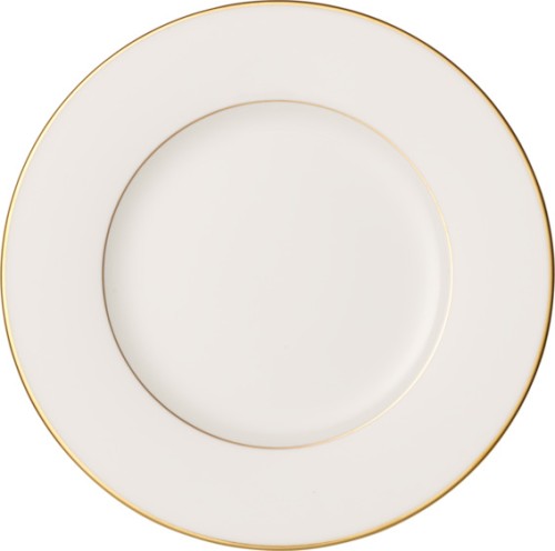 Villeroy & Boch Frühstücksteller, 22 cm Durchmesser, Serie Anmut Gold