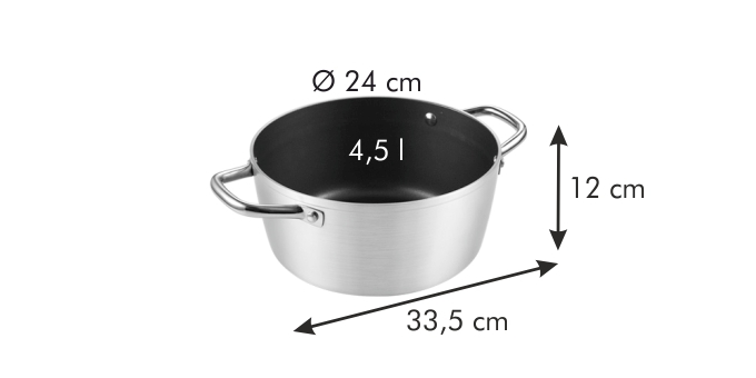 Kasserolle GrandCHEF ø 24 cm, 4.5 l