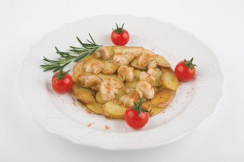 Schaumspeisering Ø 8 cm, H: 4,5 cm Edelstahl, mattiert, fugenlos spülmaschinengeeignet