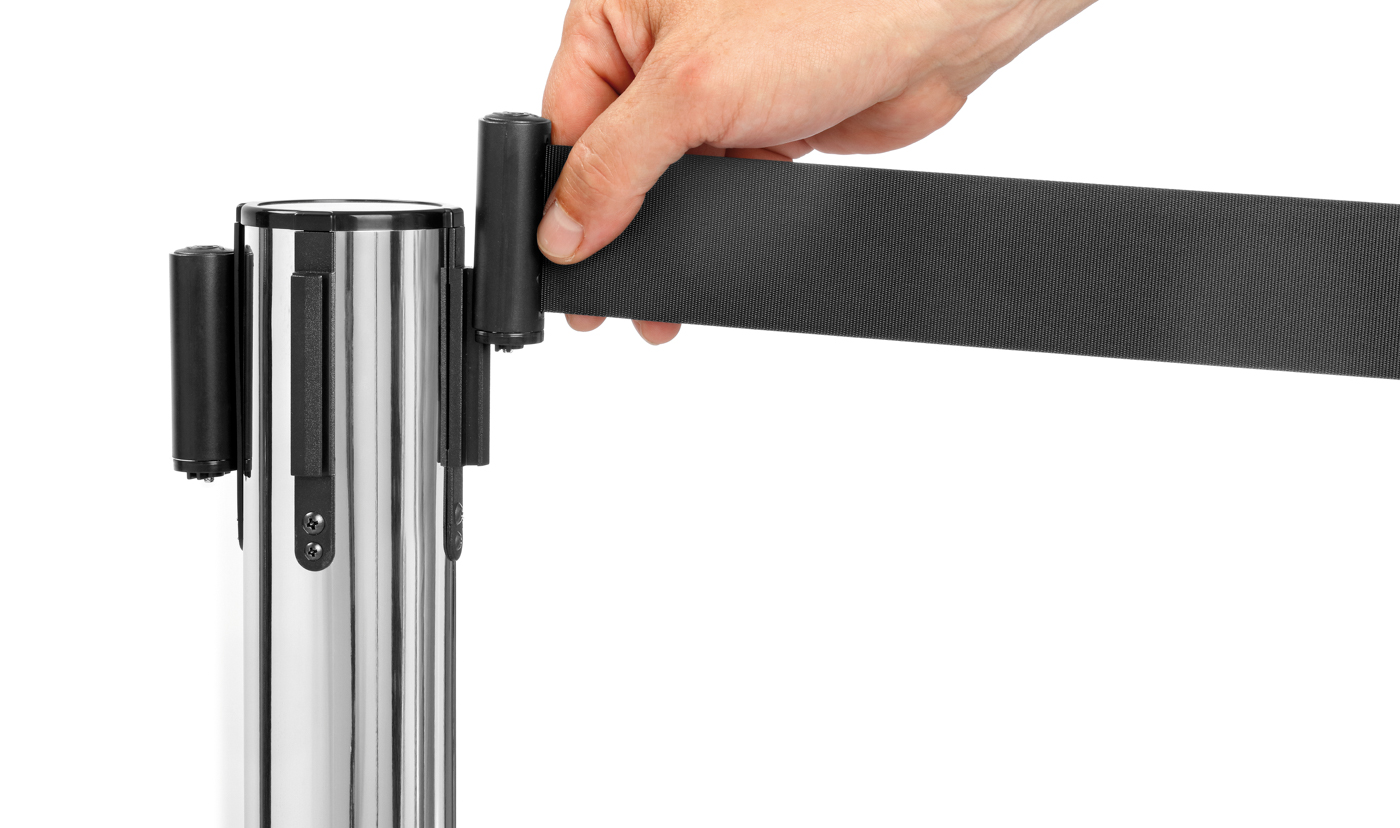 Bartscher Absperrständer 1800 | Ausführung:Standgerät | Maße: 36 x 36 x 91,5 cm. Gewicht: 6,4kg