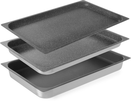 HENDI Behälter antihaftbeschichtet - 530x325x(H)20 mm