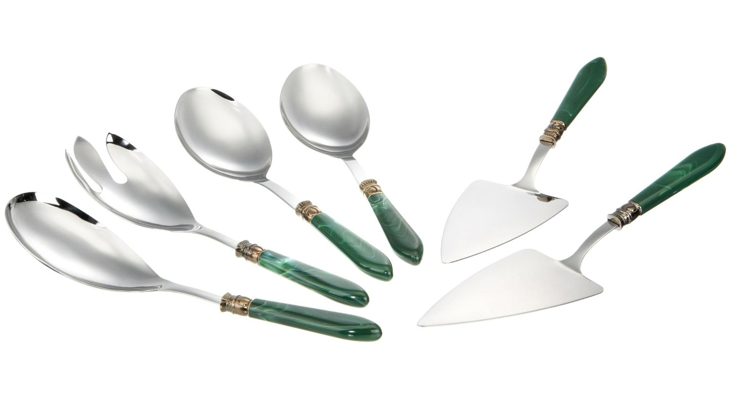 6-tlg. Vorlege-Set HELENA aus Edelstahl 18/10, poliert. Materialstärke 1.8mm