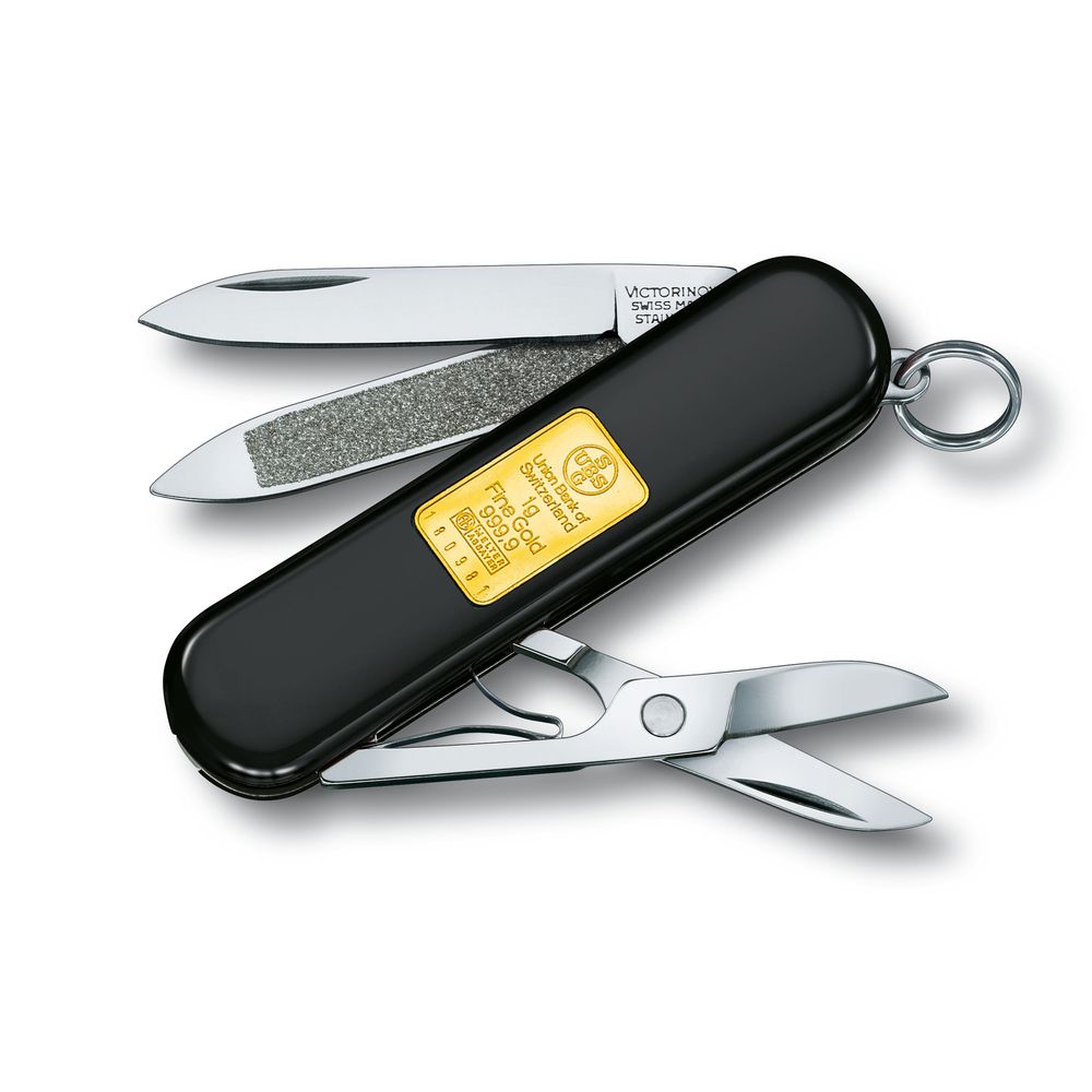 Victorinox Kl.Taschenwerkzeugschwarz m/Goldb.