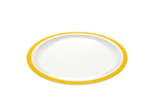 Ornamin Teller flach 504 Rand gelb Ø 26cm